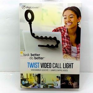 DigiPower DP-WSH-Z3 3" Twist Video Ring Light DPWSHZ3 ~ BRAND NEW & SEALED